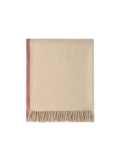 Brunello Cucinelli Cashmere Travel Throw with Selvedge and Fringe | Thumbnail 1 Brunello Cucinelli Cashmere Travel Throw with Selvedge and Fringe | Thumbnail 1