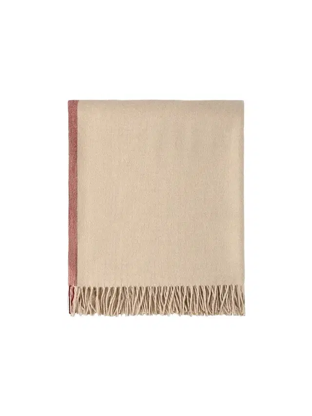 Brunello Cucinelli Cashmere Travel Throw with Selvedge and Fringe