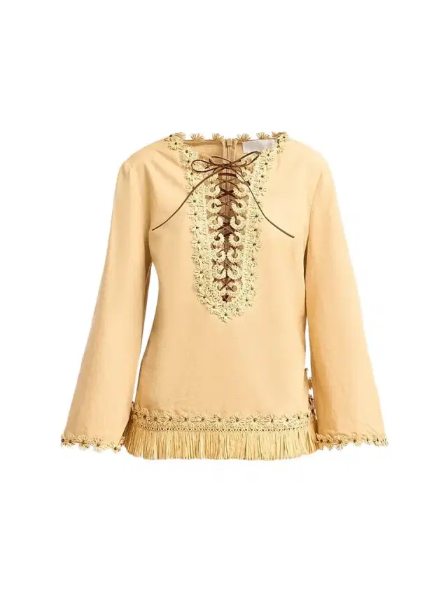 Zimmermann Women's Mahon Tunic Top - Oatmeal