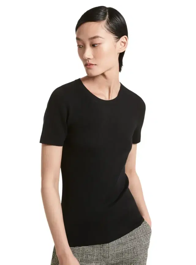Cashmere Short-Sleeve Sweater
