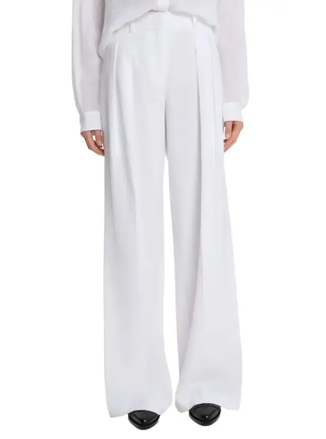 Michael Kors Collection Linen Wide-Leg Trousers