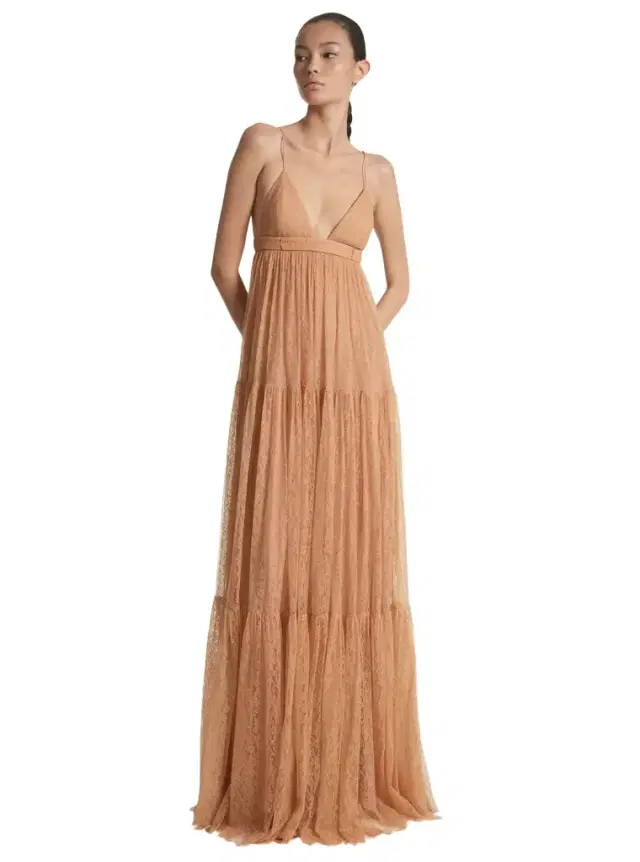 Michael Kors Collection Chantilly Lace Slip Gown