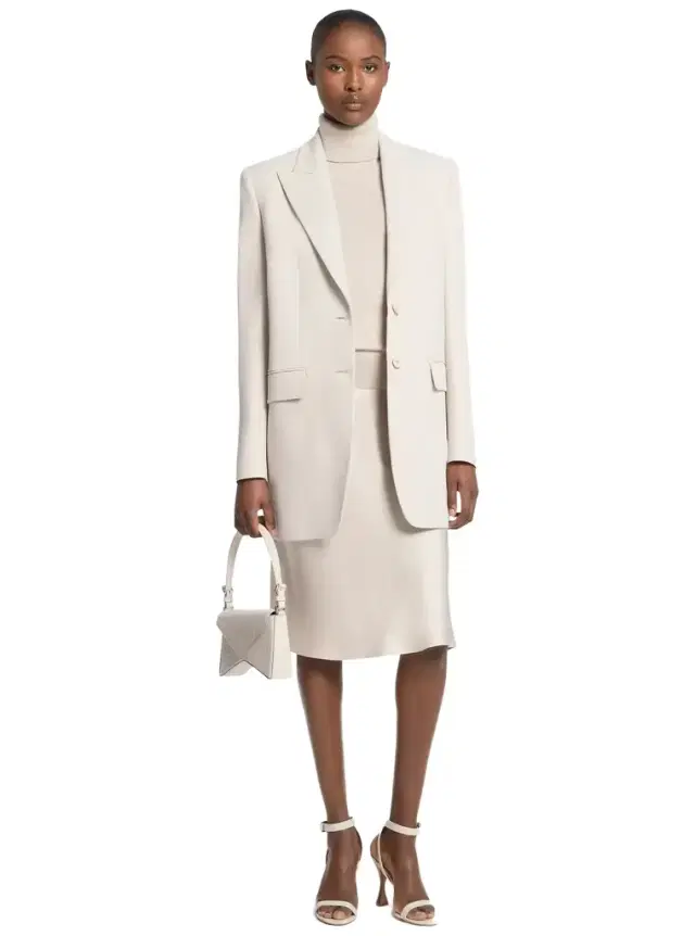Michael Kors Collection Double Crepe Sablé Boyfriend Blazer