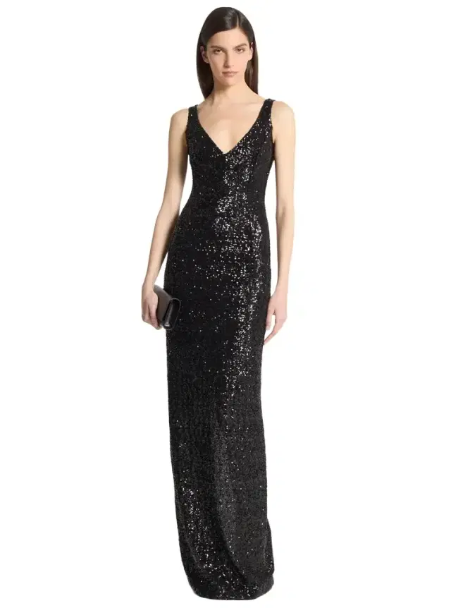 Michael Kors Collection Sequined Stretch Tulle Gown
