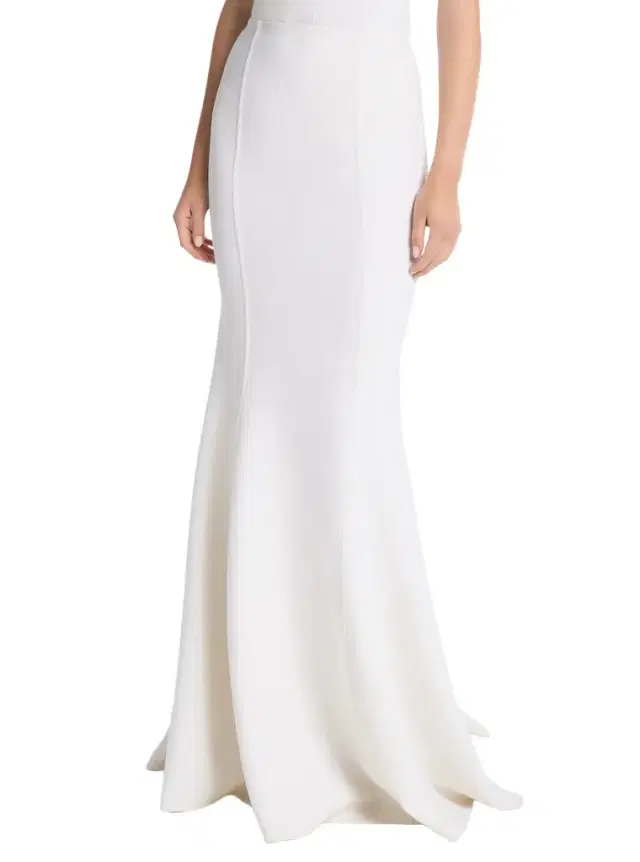 Michael Kors Collection Double Faced Stretch Wool Fishtail Skirt