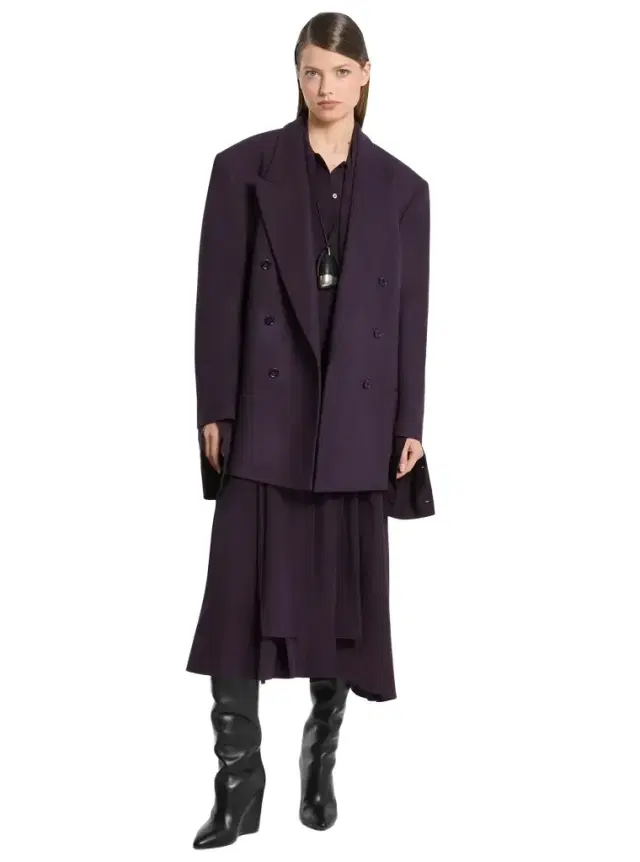 Michael Kors Collection Shawn Wool Double-Breasted Blazer
