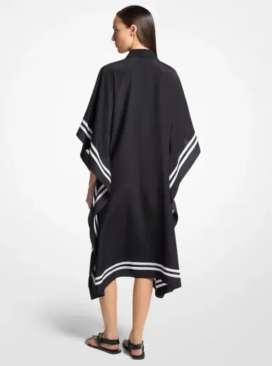 Michael Kors Collection Silk Crepe De Chine Caftan | Thumbnail 2