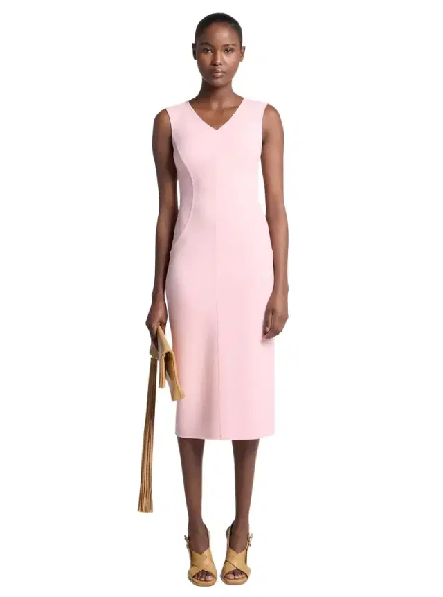 Michael Kors Collection Double Faced Stretch Wool Sheath Dress