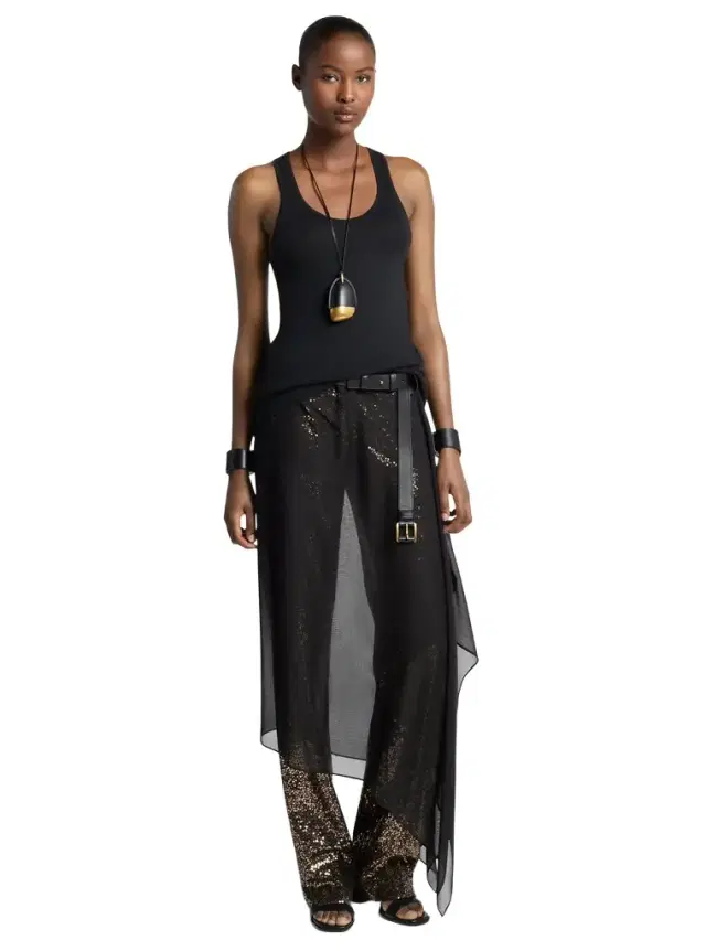 Michael Kors Collection Wool Blend Tank Top