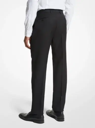 Michael Kors Collection Modern-Fit Wool Blend Suit Pants in | Thumbnail 2