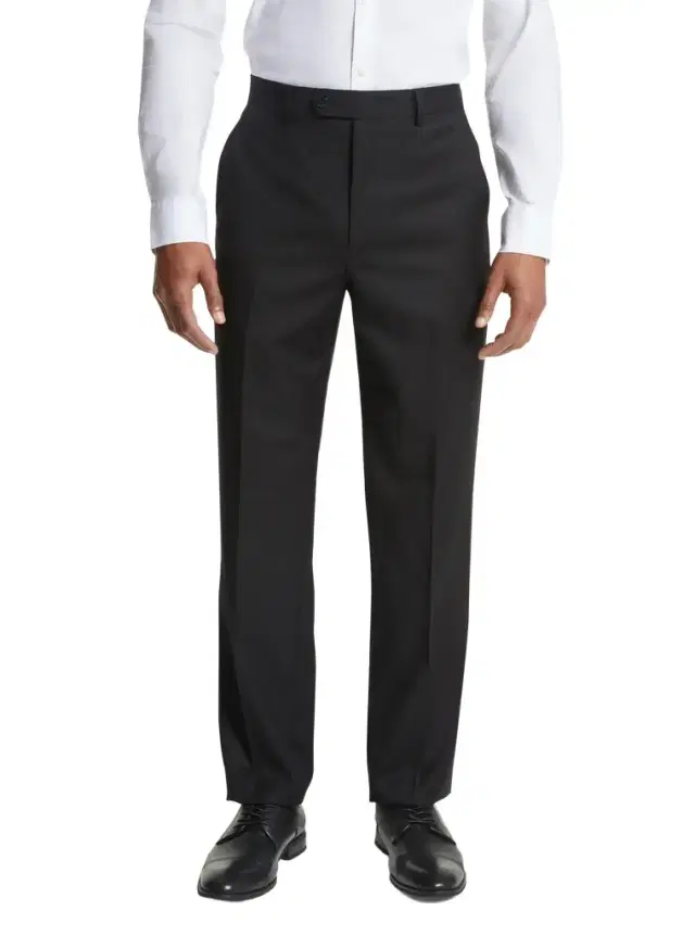 Modern-Fit Wool Blend Suit Pants in