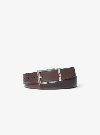 Michael Kors Collection Reversible Leather Belt | Thumbnail 2