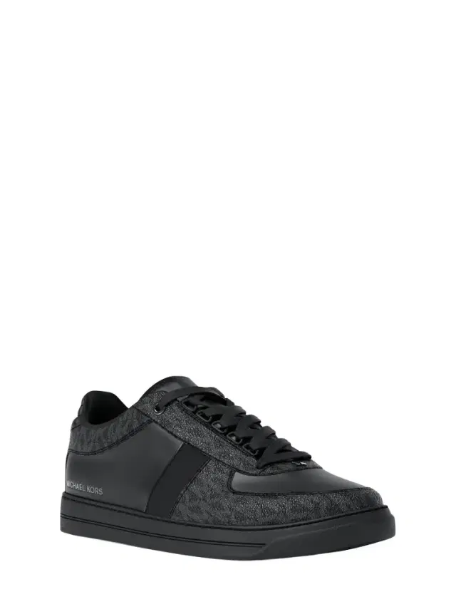 Michael Kors Collection Brady Signature Logo and Leather Sneaker