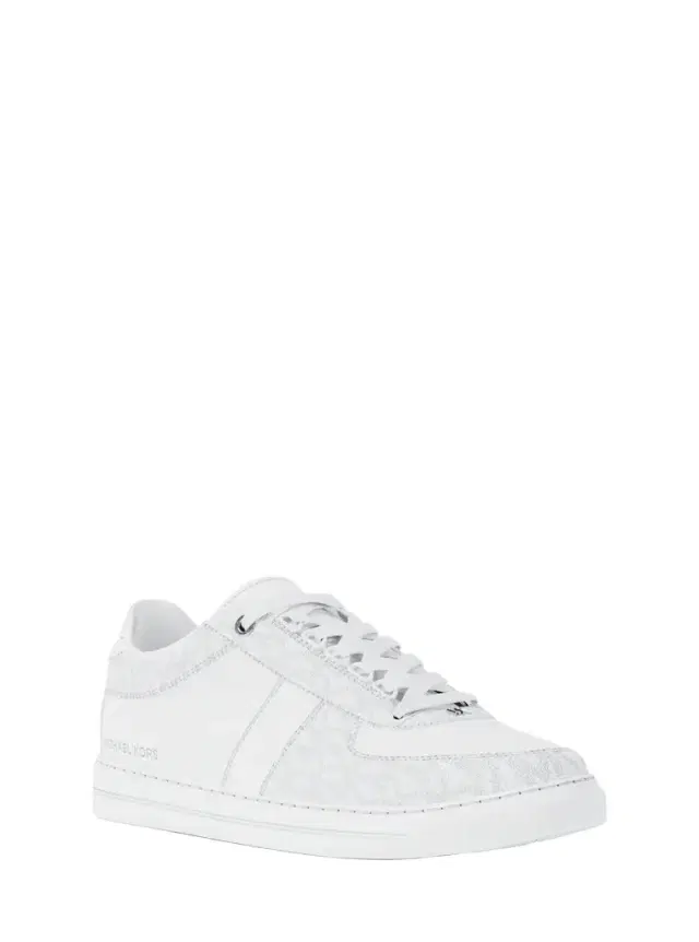 Michael Kors Collection Brady Signature Logo and Leather Sneaker