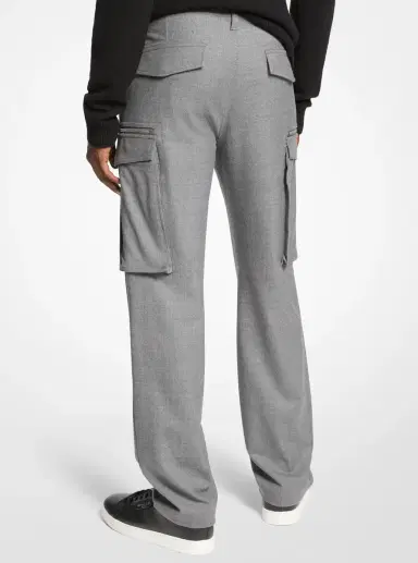 Michael Kors Collection Stretch Wool Cargo Pants | Thumbnail 2