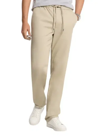 Michael Kors Collection Stretch Cotton Drawstring Trousers in | Thumbnail 1 Michael Kors Collection Stretch Cotton Drawstring Trousers in | Thumbnail 1