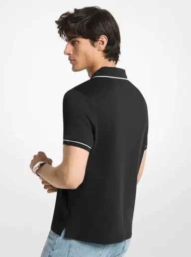 Michael Kors Collection Gramercy Cotton Polo Shirt | Thumbnail 2 Michael Kors Collection Gramercy Cotton Polo Shirt | Thumbnail 2
