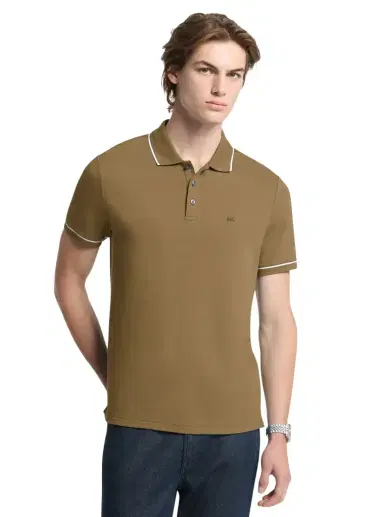 Michael Kors Collection Gramercy Cotton Polo Shirt | Thumbnail 1 Michael Kors Collection Gramercy Cotton Polo Shirt | Thumbnail 1
