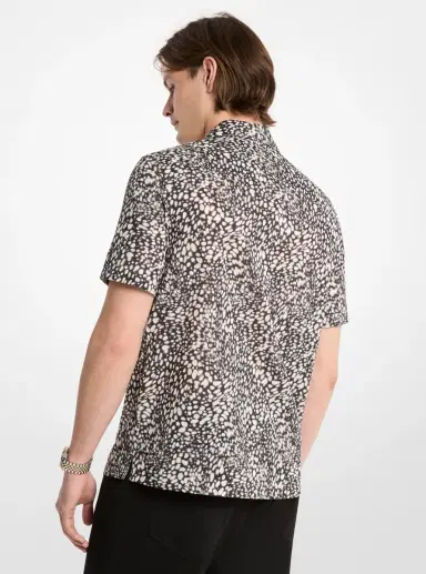 Michael Kors Collection Printed Cotton Camp Shirt | Thumbnail 2 Michael Kors Collection Printed Cotton Camp Shirt | Thumbnail 2