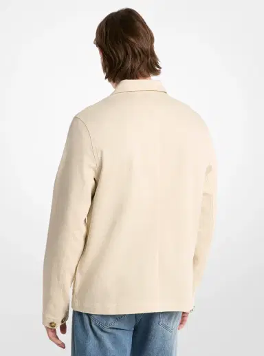 Michael Kors Collection Denim Chore Jacket in Natural | Thumbnail 2 Michael Kors Collection Denim Chore Jacket in Natural | Thumbnail 2
