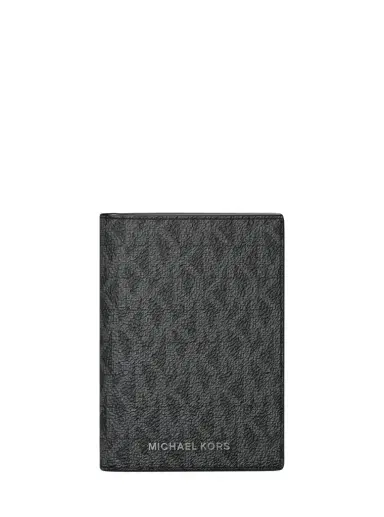 Michael Kors Collection Hudson Signature Logo Bi-Fold Card Case | Thumbnail 1