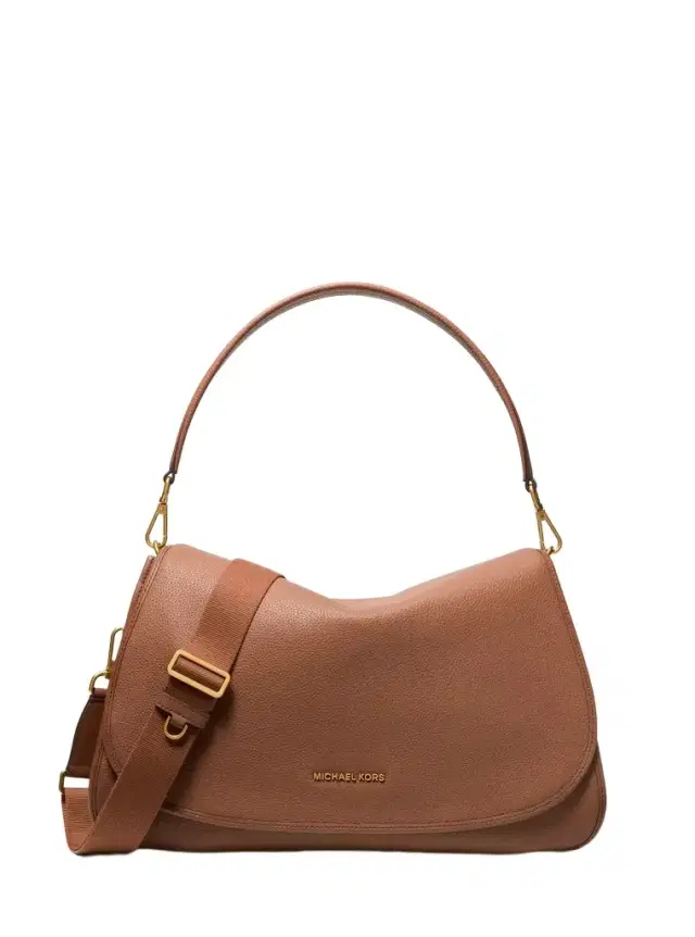 Michael Kors Collection Holmes Extra-Large Pebbled Leather Convertible Messenger Bag