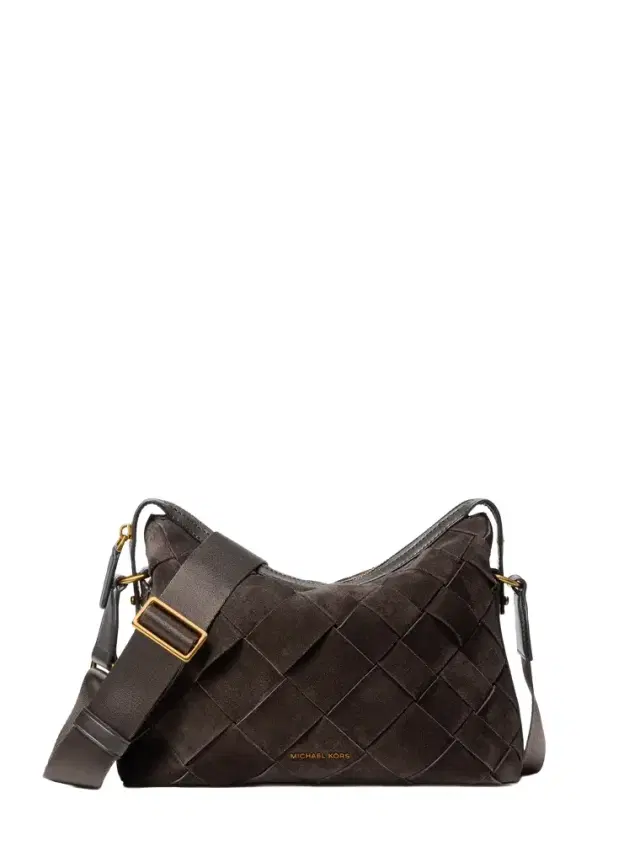 Michael Kors Collection Nicholas Suede Crossbody Messenger