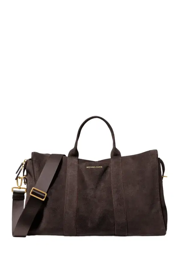 Michael Kors Collection Nicholas Medium Suede Slouch Duffel Bag
