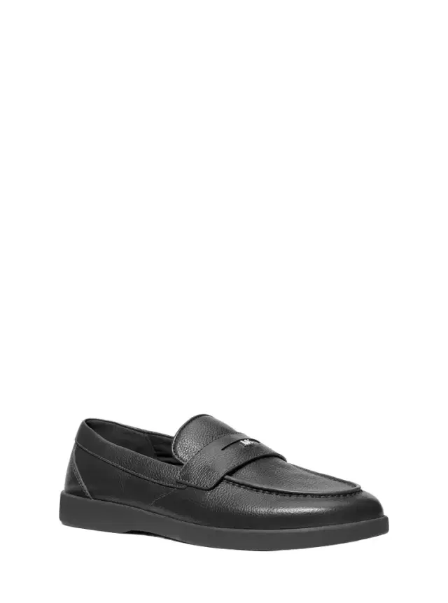 Michael Kors Collection Wesley Pebbled Leather Loafer