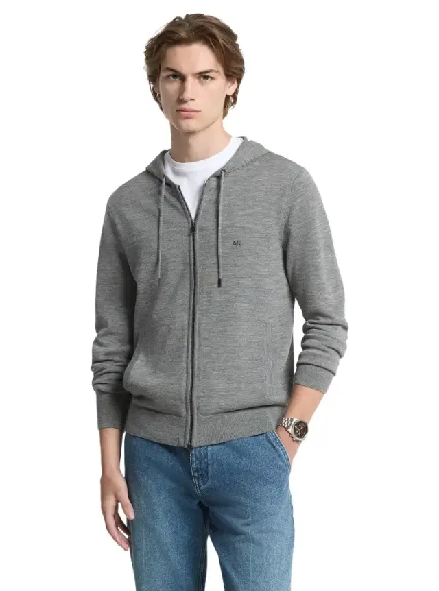 Wool Zip-Up Hoodie