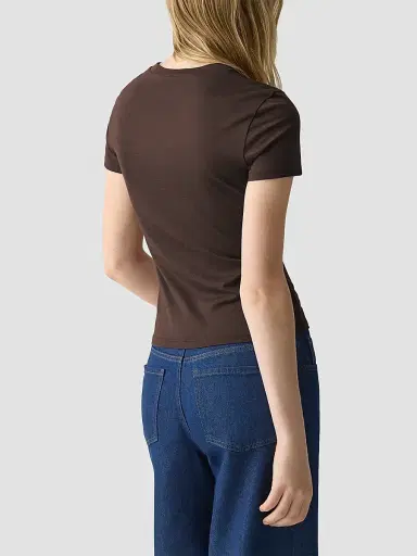 Theory Women's Tiny Tee Cotton T-Shirt | Thumbnail 3 Theory Women's Tiny Tee Cotton T-Shirt | Thumbnail 3