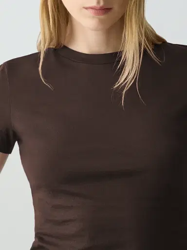 Theory Women's Tiny Tee Cotton T-Shirt | Thumbnail 5 Theory Women's Tiny Tee Cotton T-Shirt | Thumbnail 5