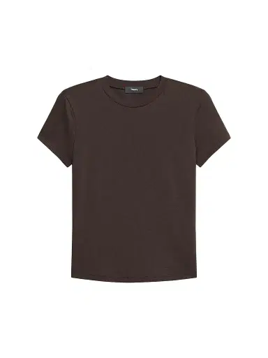 Theory Women's Tiny Tee Cotton T-Shirt | Thumbnail 1 Theory Women's Tiny Tee Cotton T-Shirt | Thumbnail 1