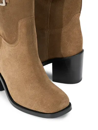 Staud Women's Brooklyn 75MM Suede Ankle Boots | Thumbnail 4 Staud Women's Brooklyn 75MM Suede Ankle Boots | Thumbnail 4