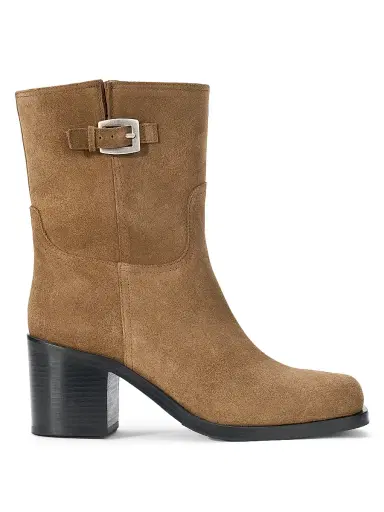 Staud Women's Brooklyn 75MM Suede Ankle Boots | Thumbnail 1 Staud Women's Brooklyn 75MM Suede Ankle Boots | Thumbnail 1