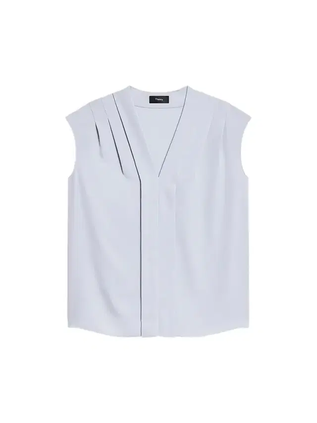 Theory Women's Pleated Silk Top - Luna