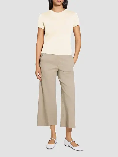 Theory Women's Tiny Tee Cotton T-Shirt | Thumbnail 2 Theory Women's Tiny Tee Cotton T-Shirt | Thumbnail 2