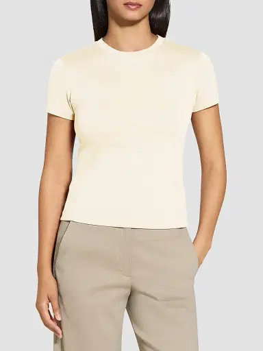 Theory Women's Tiny Tee Cotton T-Shirt | Thumbnail 3 Theory Women's Tiny Tee Cotton T-Shirt | Thumbnail 3