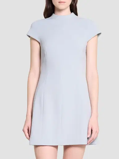 Theory Women's Cap-Sleeve Mockneck Mini Dress | Thumbnail 2