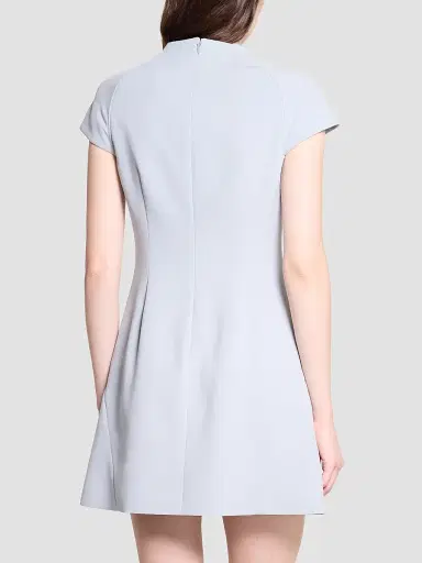Theory Women's Cap-Sleeve Mockneck Mini Dress | Thumbnail 3