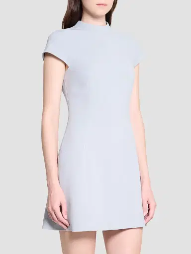 Theory Women's Cap-Sleeve Mockneck Mini Dress | Thumbnail 4