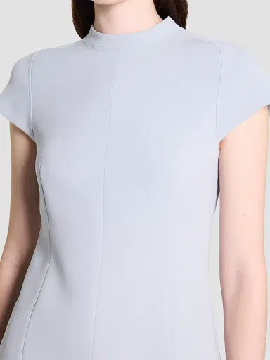 Theory Women's Cap-Sleeve Mockneck Mini Dress | Thumbnail 5