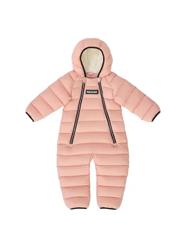 Mackage Baby's Bambi Lightweight Down Snowsuit - Soft Pink 12 Months