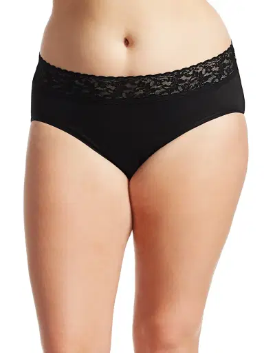 Hanky Panky Women's Plus Cotton French Brief | Thumbnail 3