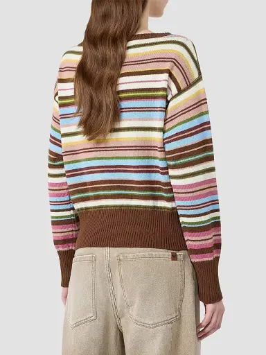 Weekend Max Mara Women's Pure Cotton Yarn Sweater | Thumbnail 4