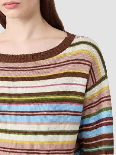 Weekend Max Mara Women's Pure Cotton Yarn Sweater | Thumbnail 6
