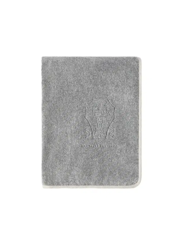 Brunello Cucinelli Cotton Terrycloth Towel with Embroidery
