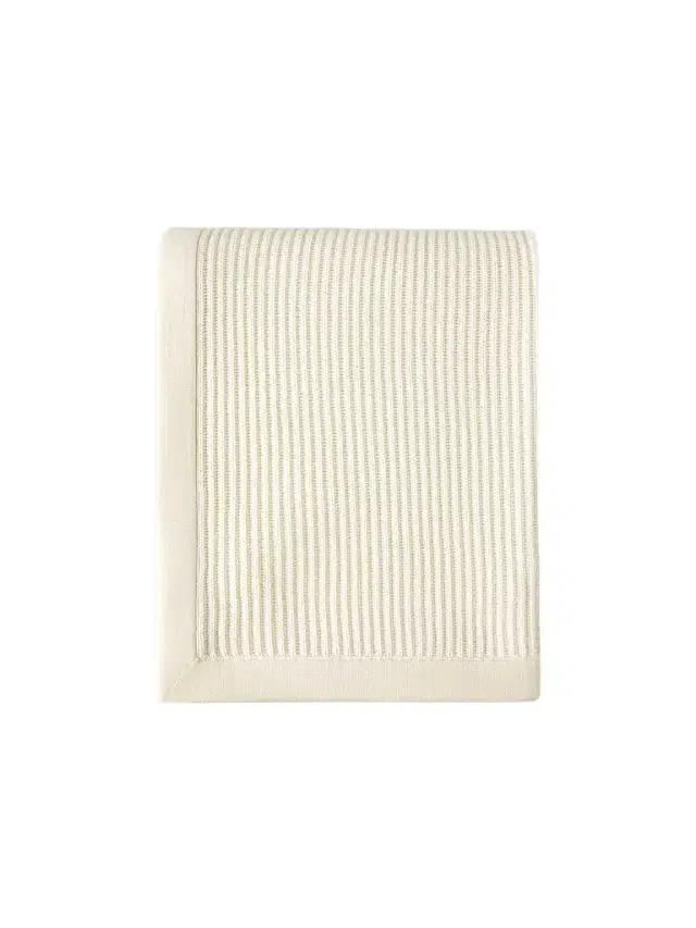 Brunello Cucinelli Cashmere Half English Rib Knit Throw