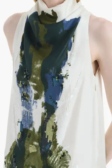 Altuzarra Noori High Neck Dress | Thumbnail 3 Altuzarra Noori High Neck Dress | Thumbnail 3