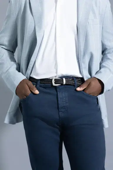 ELEVENTY 5 Pocket Pant - Navy | Thumbnail 3